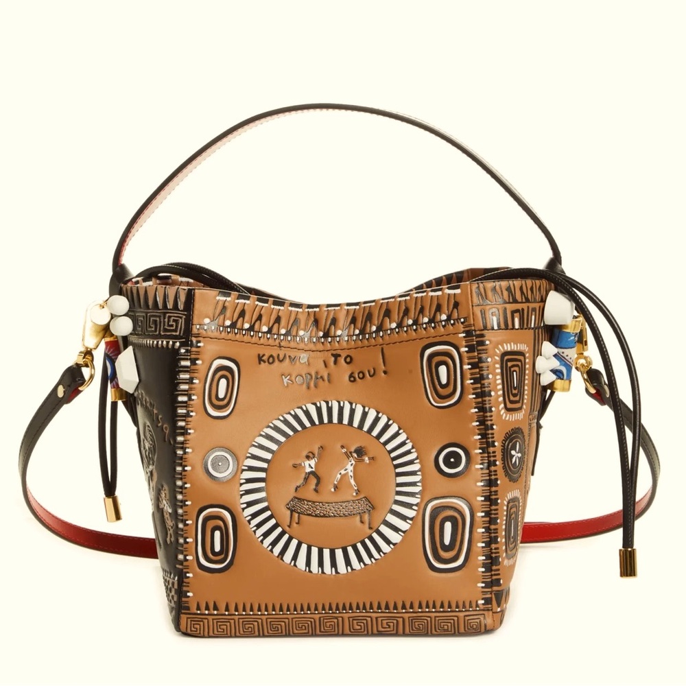 Christian Louboutin Greekaba crossbody bucket bag